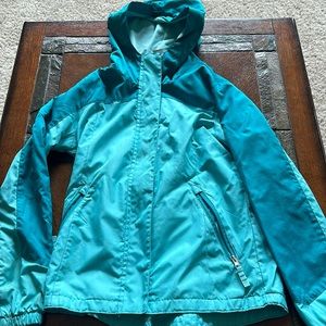 Champion Blue and teal spring/fall jacket size Large in girls